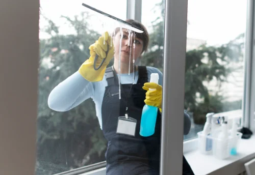 Nettoyage de vitres intérieures et extérieures à Migné